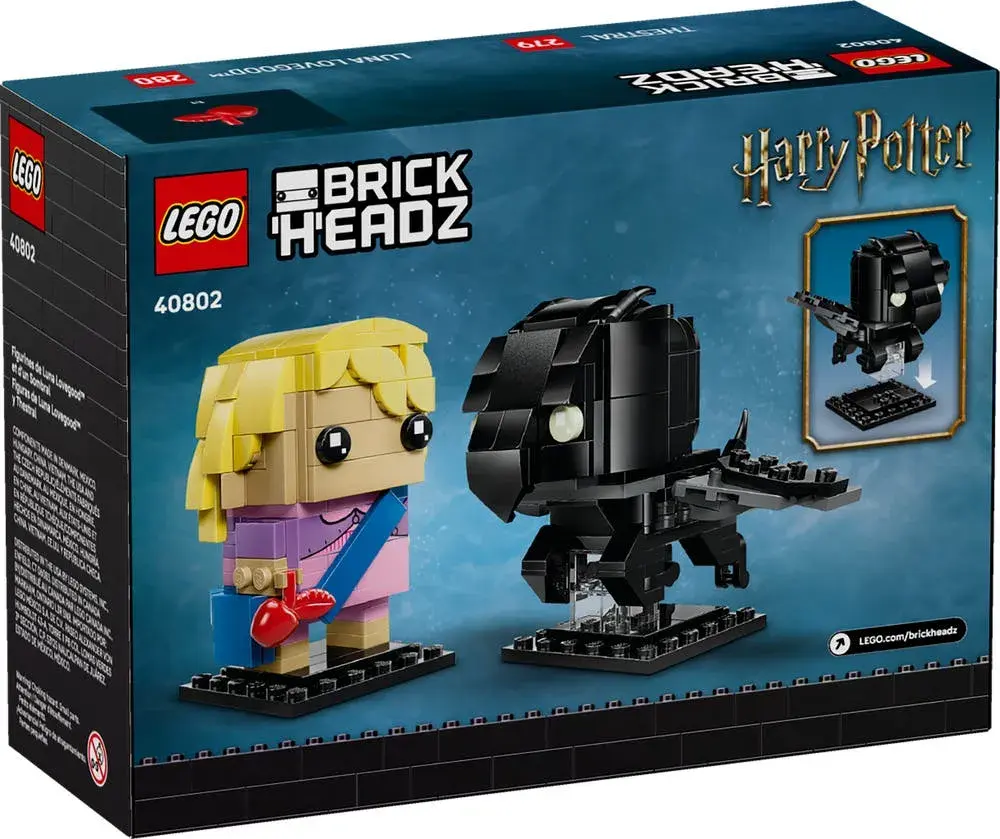 LEGO Harry Potter 40802 Luna Lovegood & Thestral Figures box back