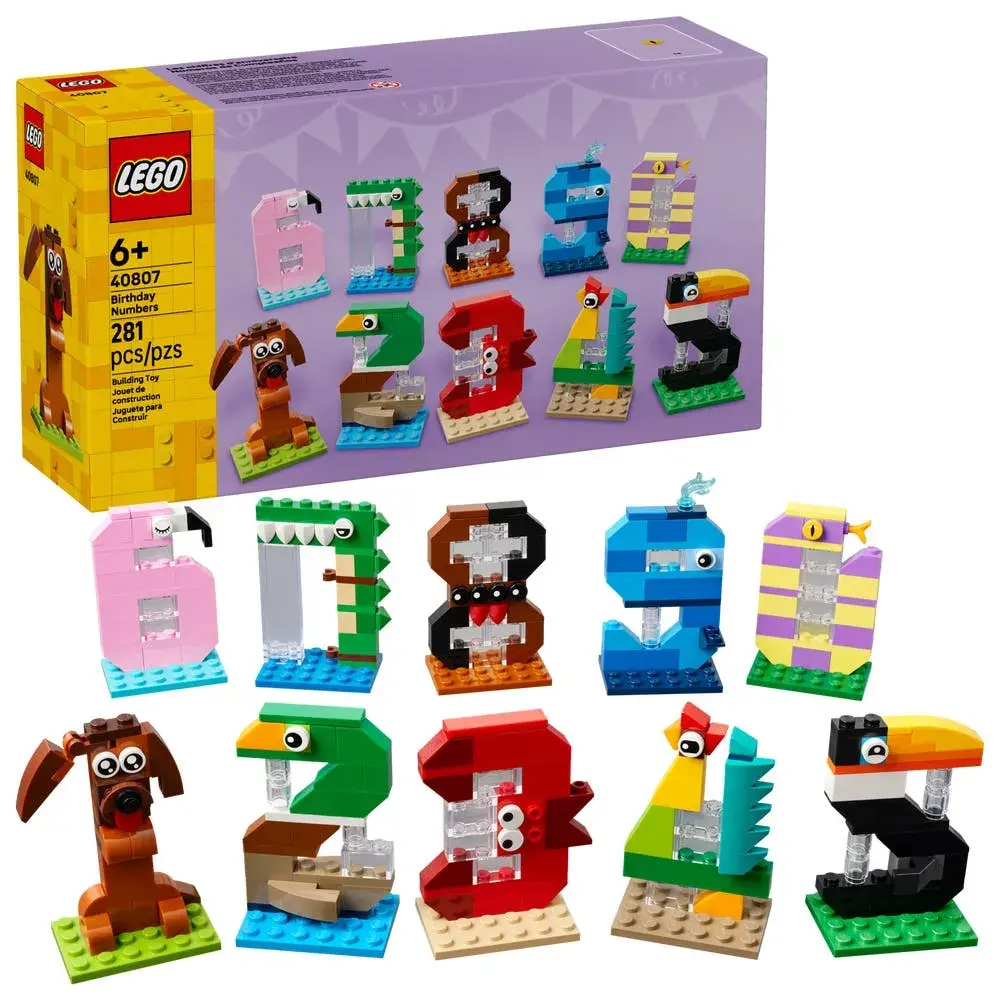 LEGO  40807 Birthday Numbers box front