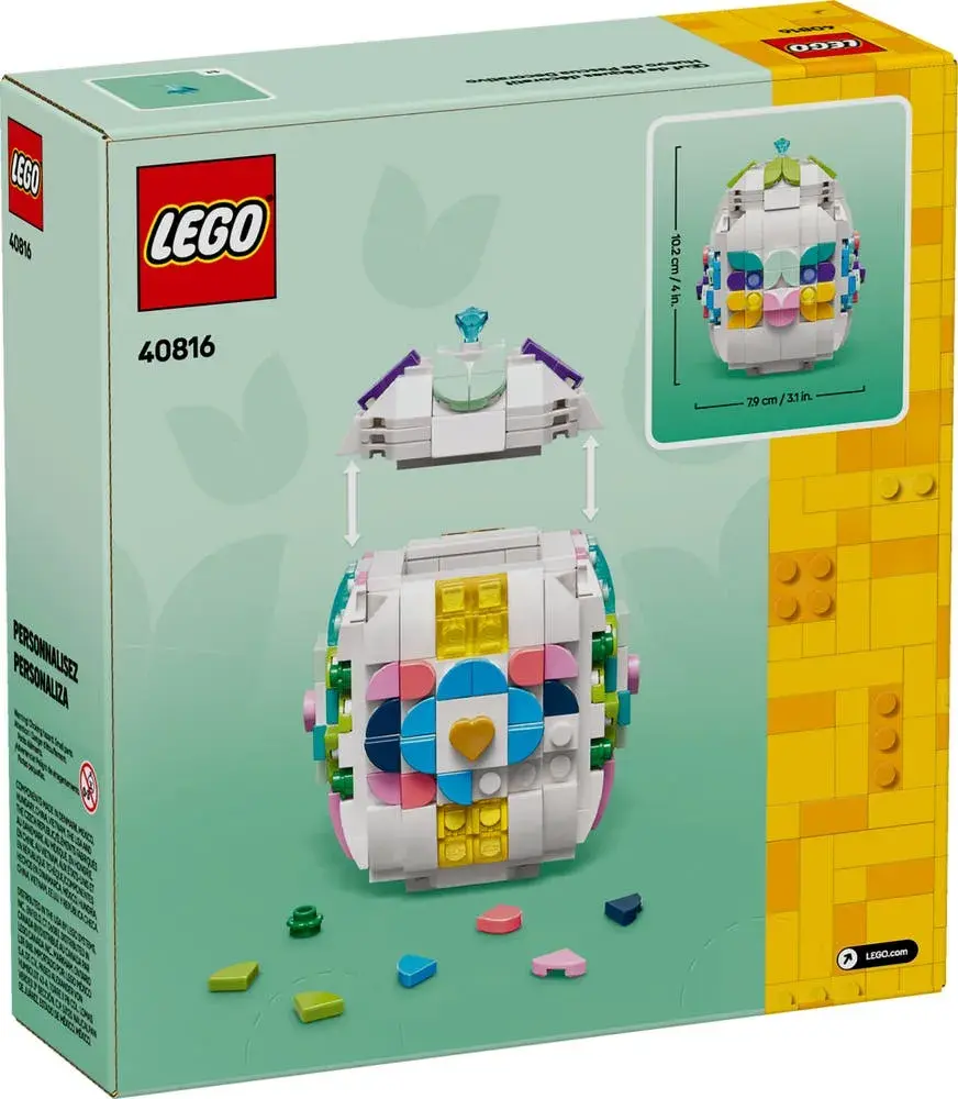 LEGO  40816 Decorative Easter Egg box back