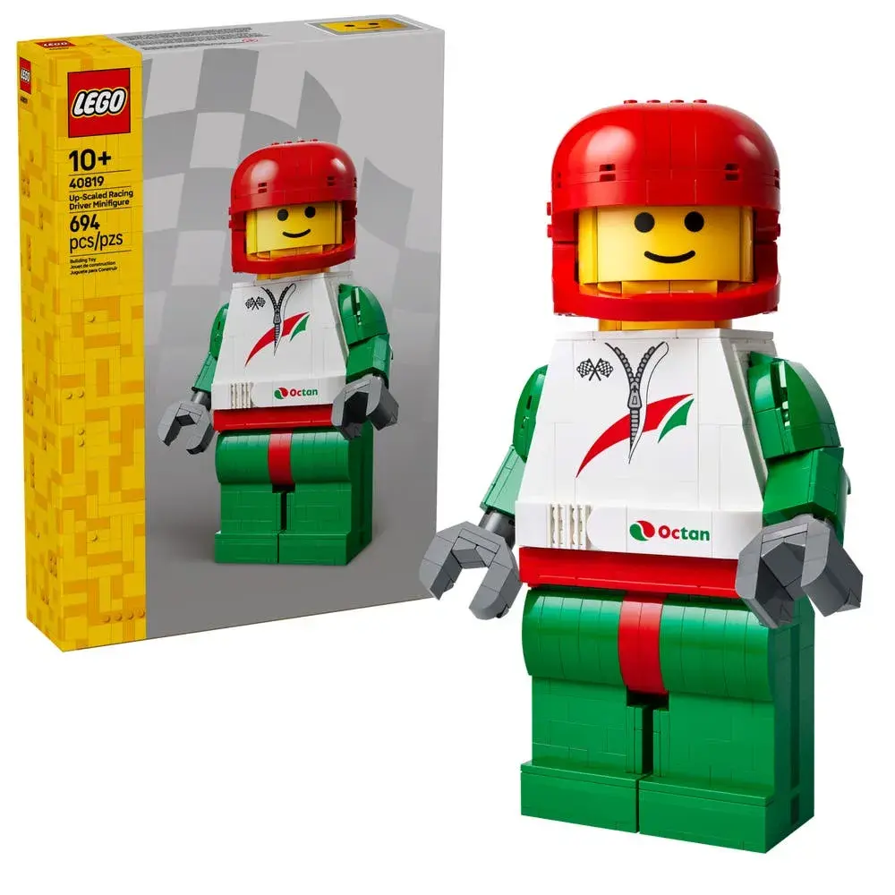LEGO  40819 Up-Scaled Racing Driver Minifigure box front