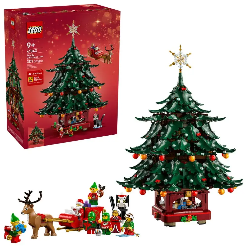 LEGO 41843 Family Christmas Tree Decoration box front