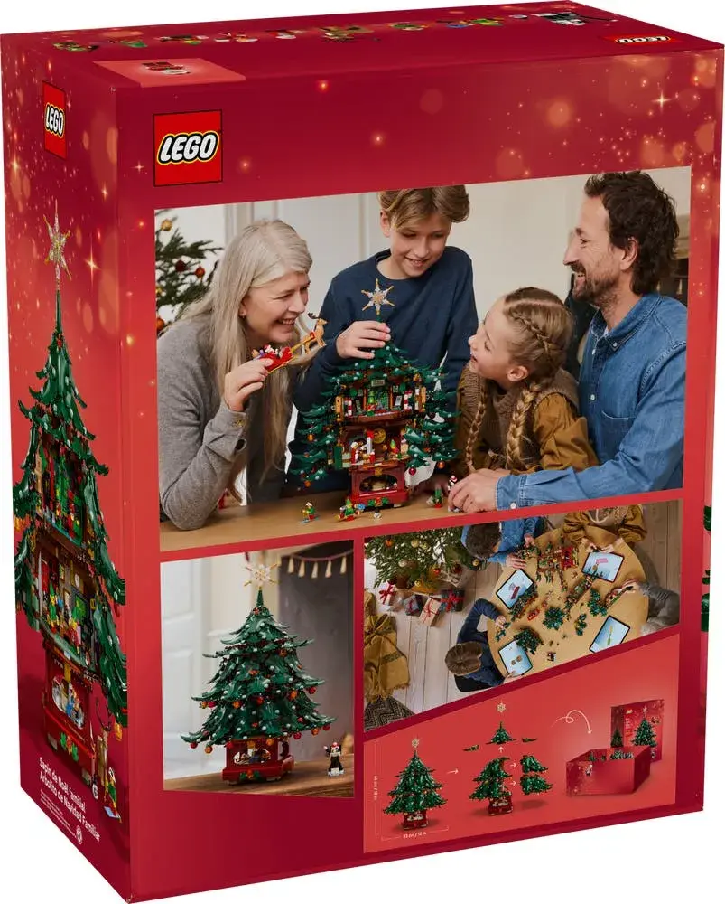 LEGO 41843 Family Christmas Tree Decoration box back