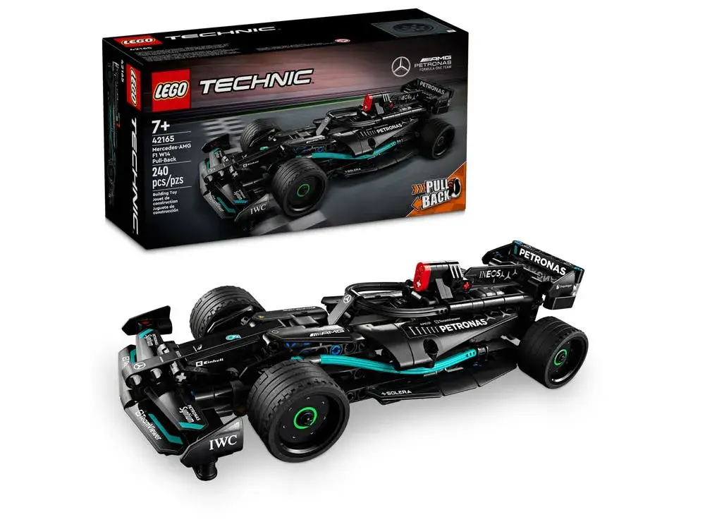 LEGO Technic 42165 Mercedes-AMG F1 W14 E Performance Pull-Back box front