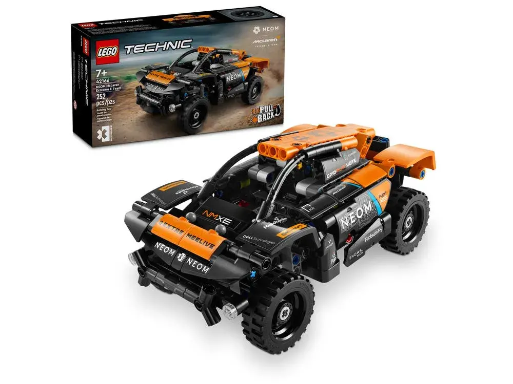 LEGO Technic 42166 NEOM McLaren Extreme E Race Car box front