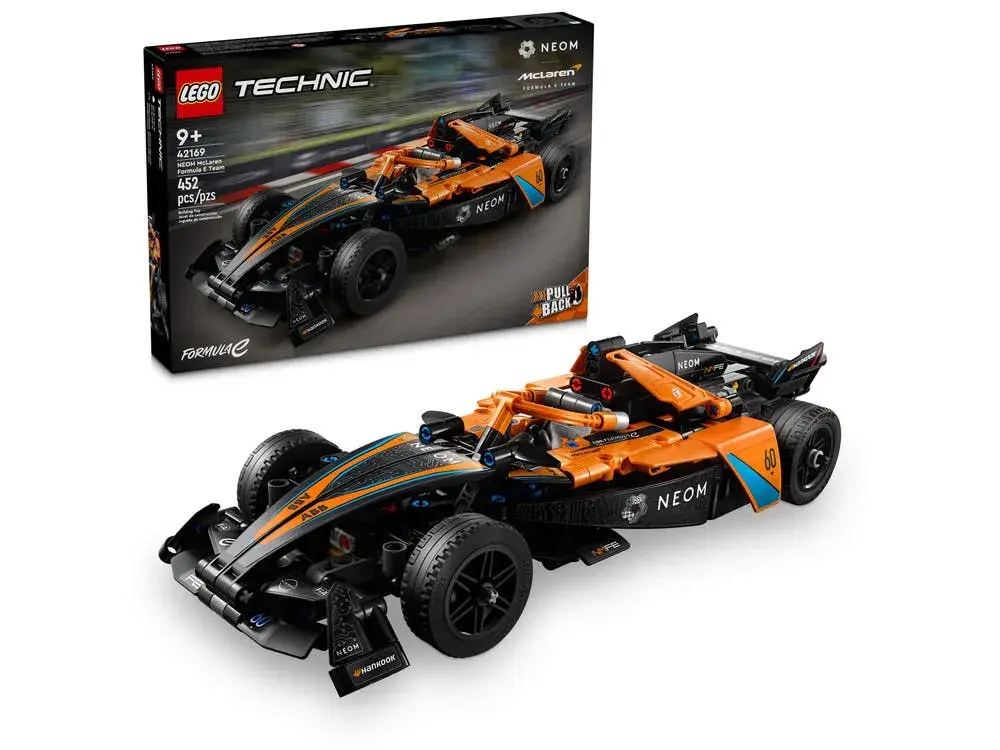 LEGO Technic 42169 NEOM McLaren Formula E Race Car box front