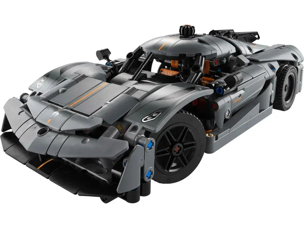 LEGO Technic 42173 Koenigsegg Jesko Absolut Grey Hypercar