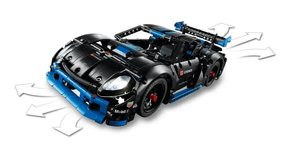 LEGO Technic 42176 Porsche GT4 e-Performance Race Car details