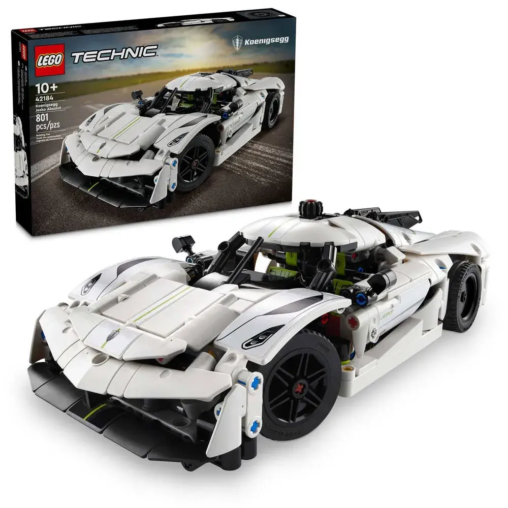 LEGO Technic 42184 Koenigsegg Jesko Absolut White Hypercar box front