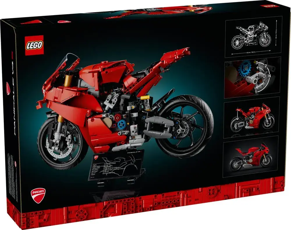 LEGO Technic 42202 Ducati Panigale V4 S Motorcycle box front
