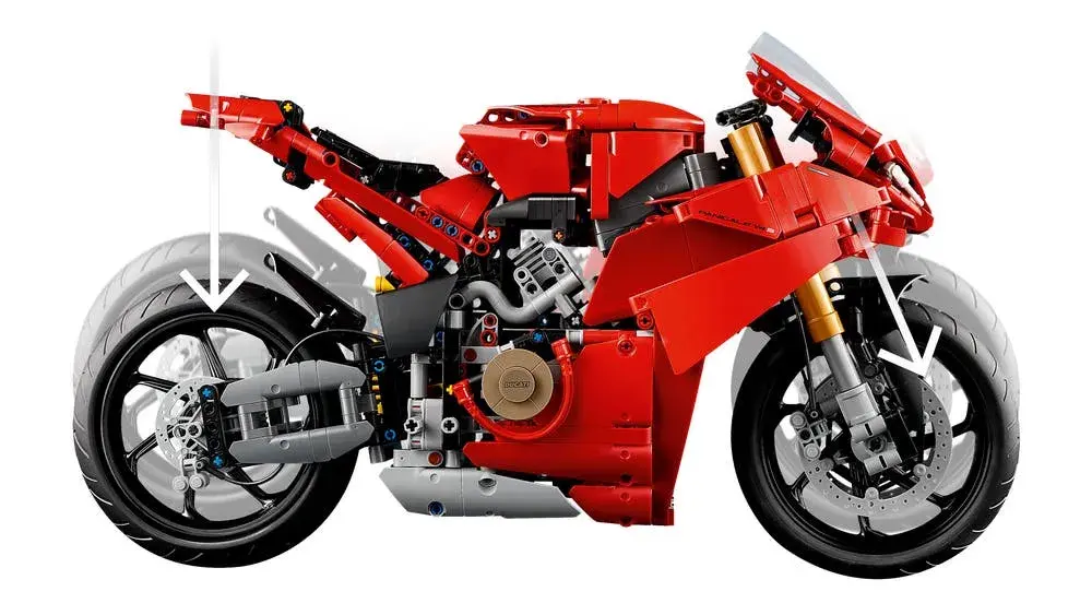 LEGO Technic 42202 Ducati Panigale V4 S Motorcycle box back
