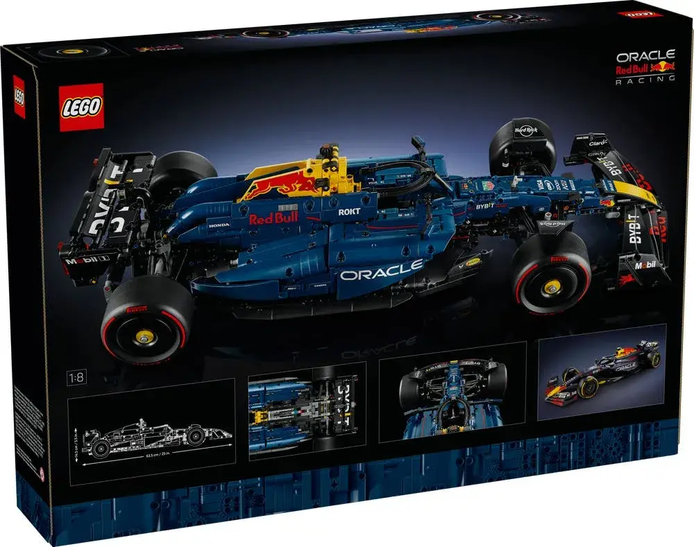 LEGO Technic 42206 Oracle Red Bull Racing RB20 F1 Car box back