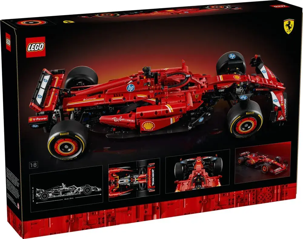 LEGO Technic 42207 Ferrari SF-24 F1 Car box back