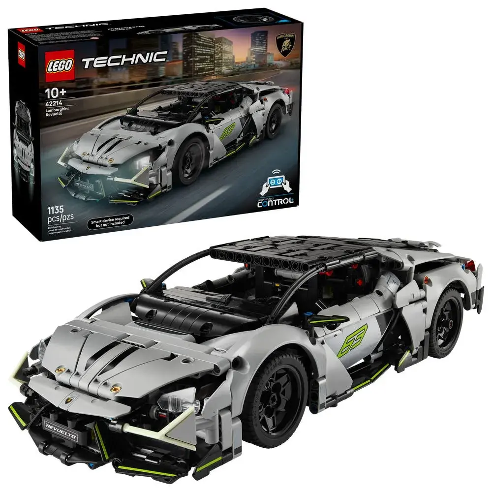 LEGO Technic 42214 Lamborghini Revuelto Super Sports Car box front
