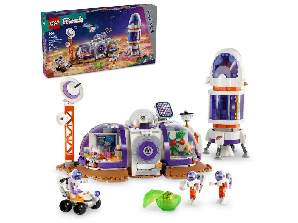 LEGO Friends 42605 Mars Space Base and Rocket box front
