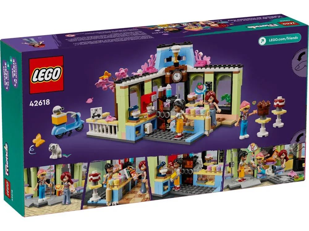 LEGO Friends 42618 Heartlake City Café box back