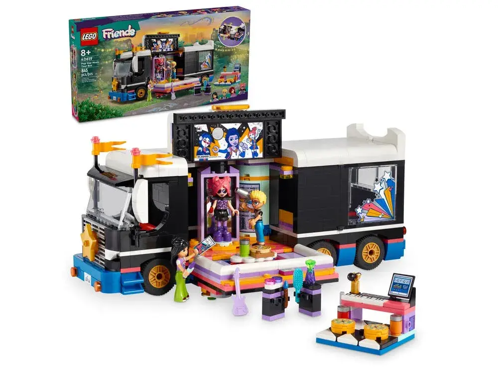 LEGO Friends 42619 Pop Star Music Tour Bus box front