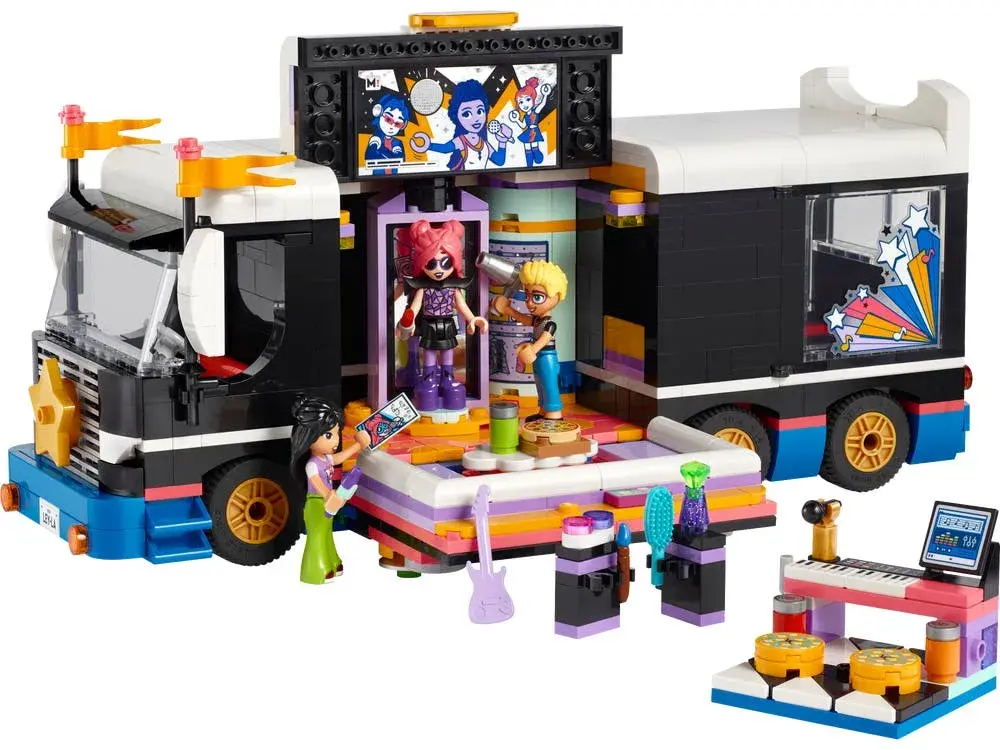 LEGO Friends 42619 Pop Star Music Tour Bus