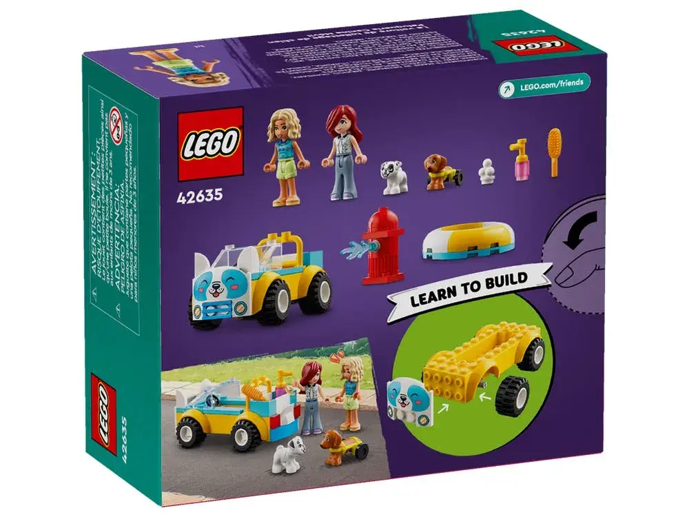 LEGO Friends 42635 Dog-Grooming Car box back