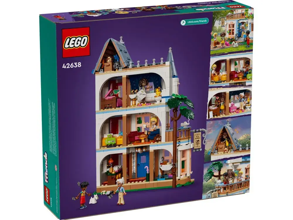 LEGO Friends 42638 Castle Bed and Breakfast box back