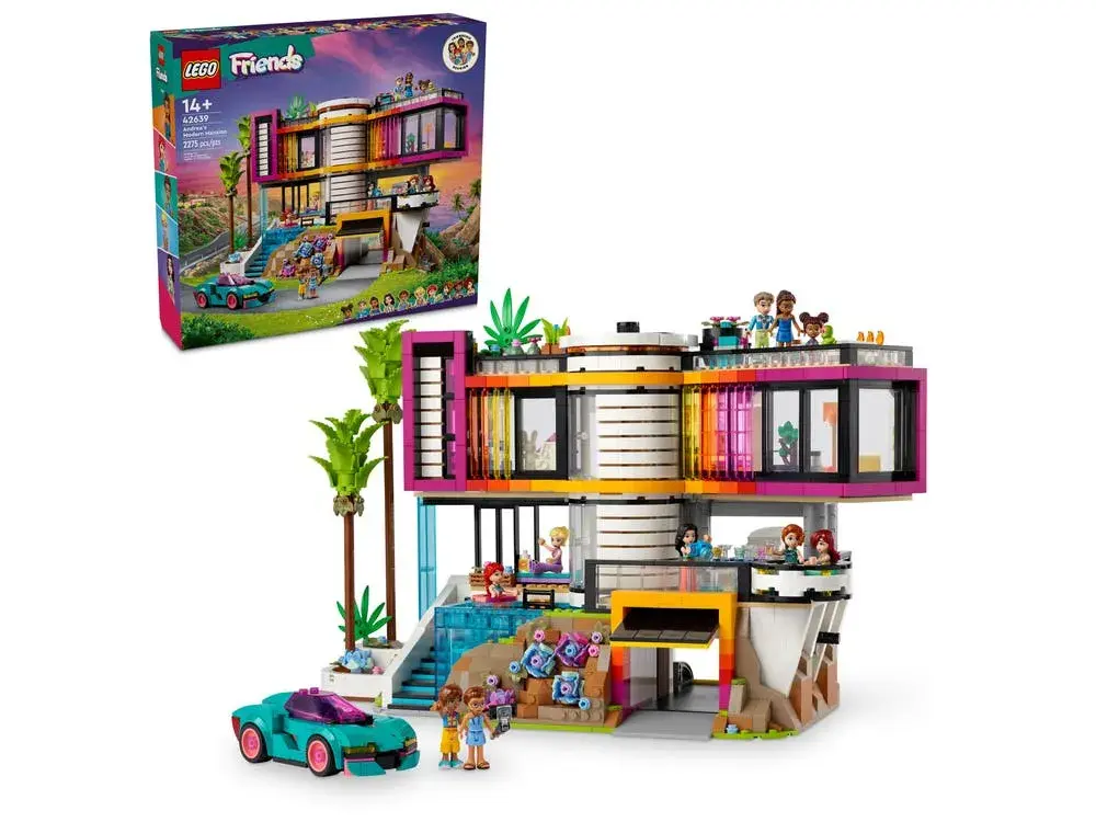 LEGO Friends 42639 Andrea's Modern Mansion box front