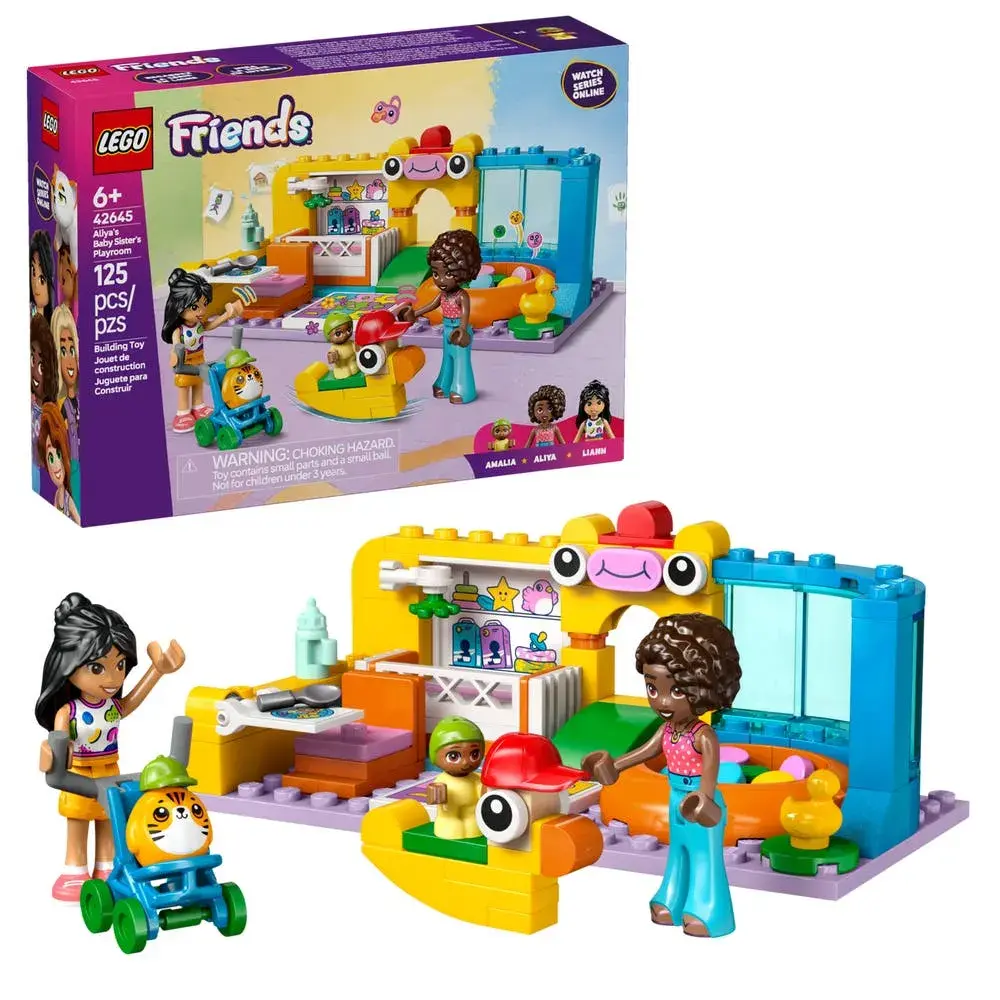 LEGO Friends 42645 Aliya's Baby Sister's Playroom box front
