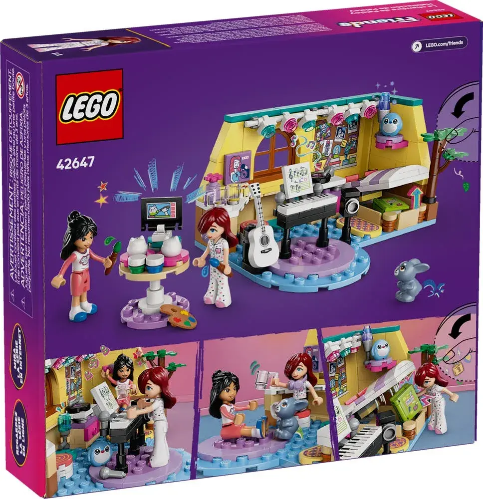 LEGO Friends 42647 Paisley's Room box back