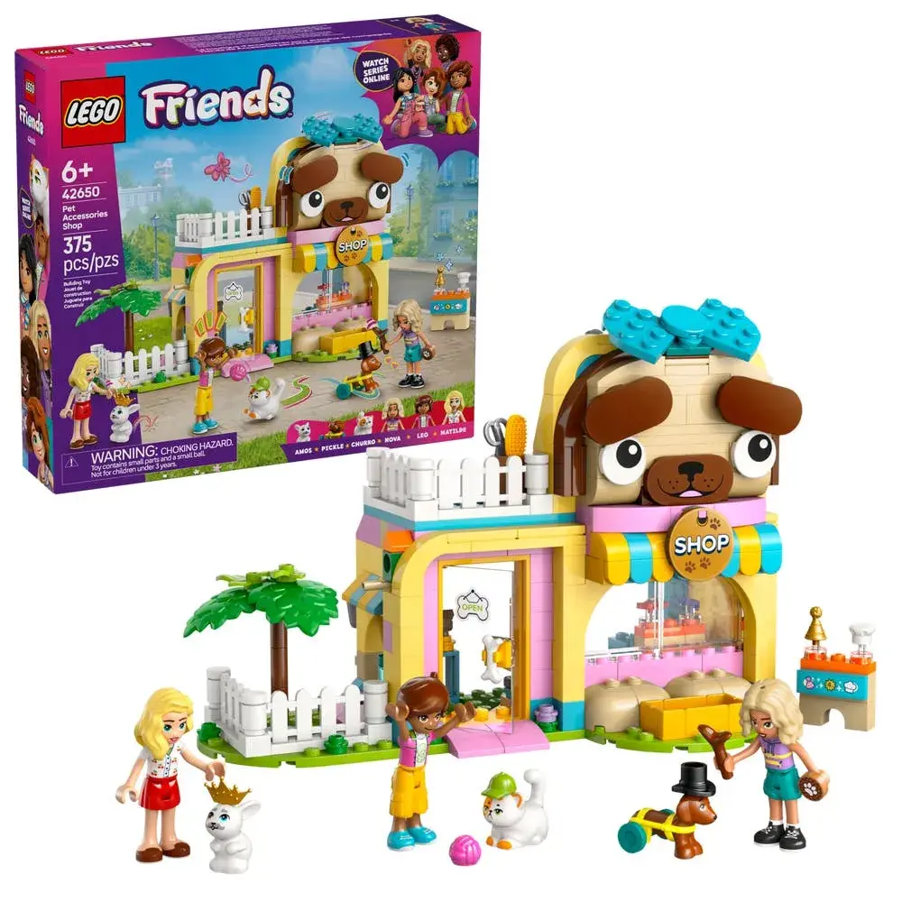 LEGO Friends 42650 Pet Accessories Shop box front