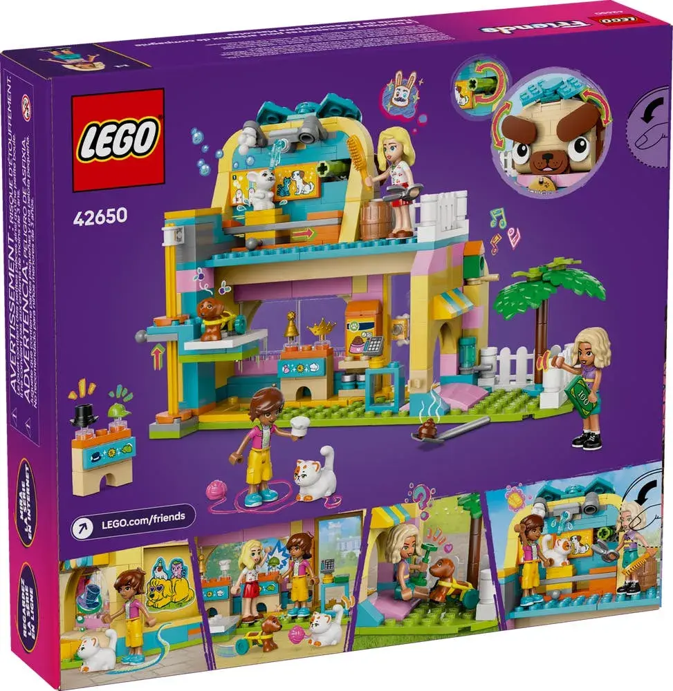 LEGO Friends 42650 Pet Accessories Shop box back