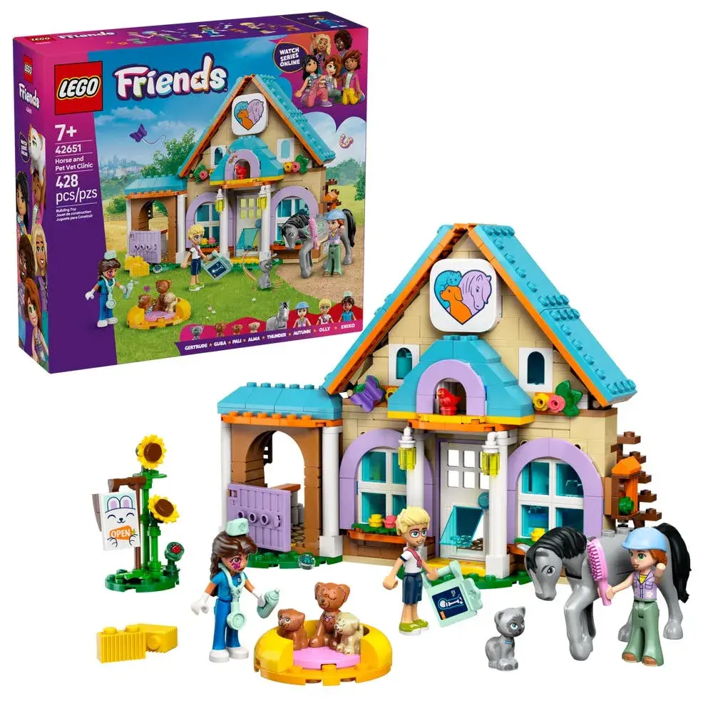 LEGO Friends 42651 Horse and Pet Vet Clinic box front