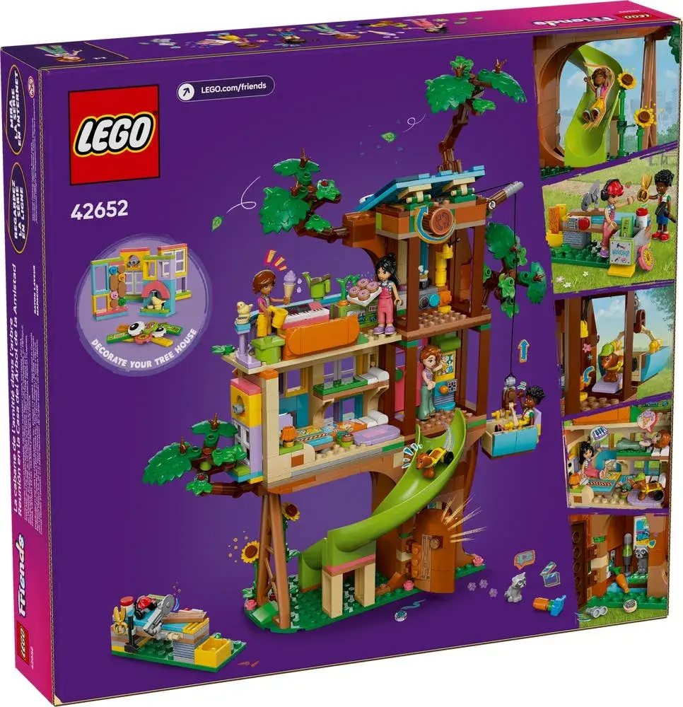 LEGO Friends 42652 Friendship Tree House Hangout box back