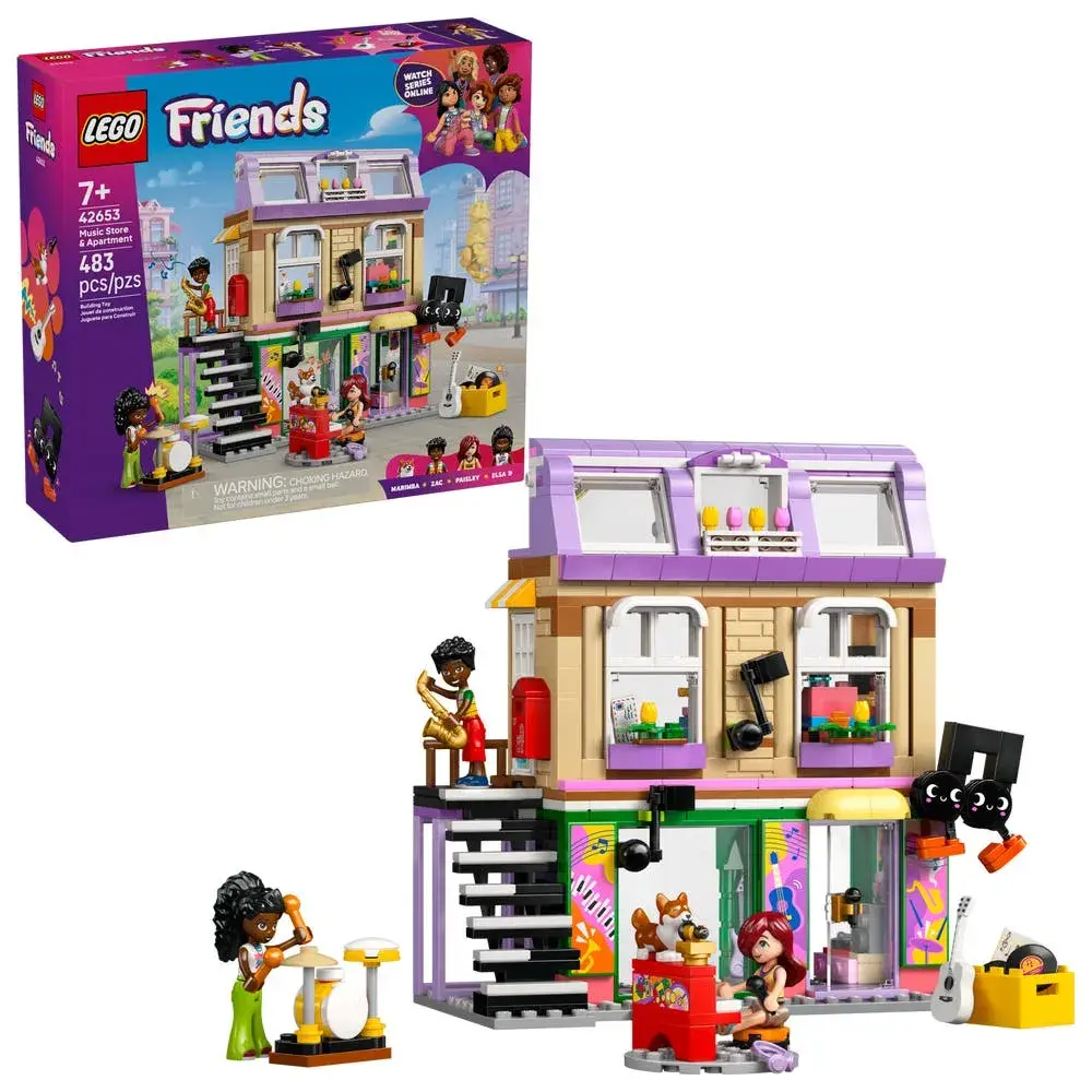 LEGO Friends 42653 Music Store & Apartment box front