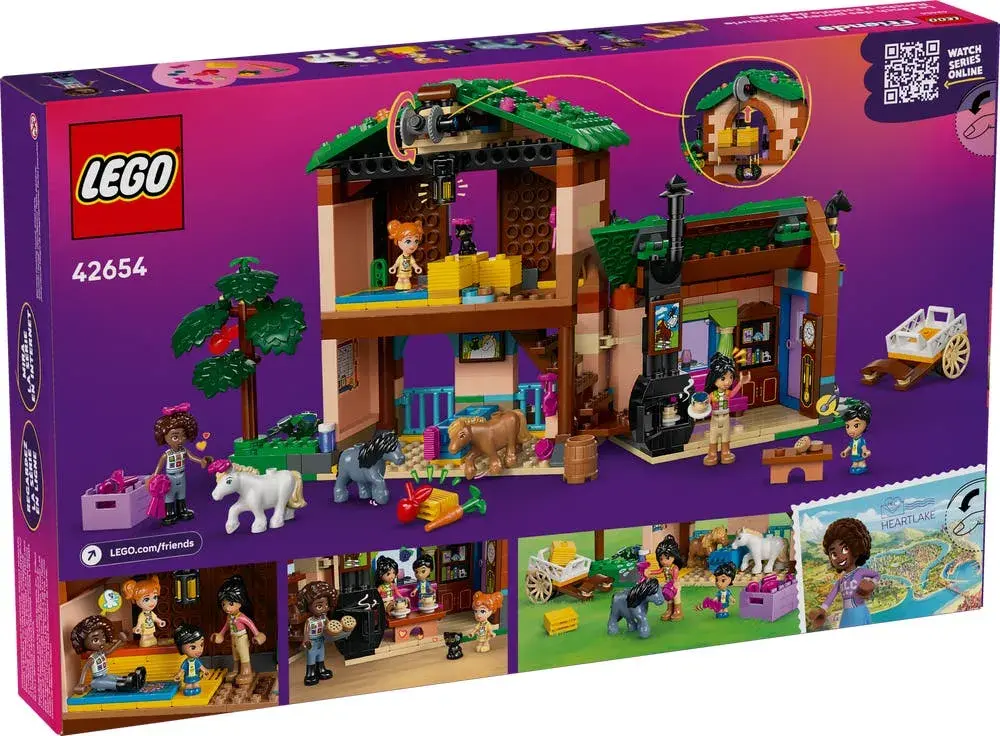 LEGO Friends 42654 Pony Ranch & Stable box back