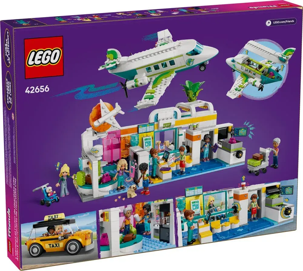 LEGO Friends 42656 Heartlake City Airport and Airplane box back