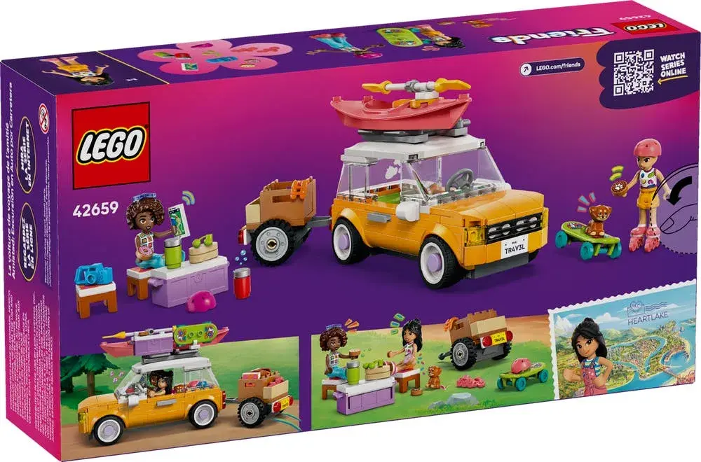 LEGO Friends 42659 Friendship Road-Trip Travel Car box back