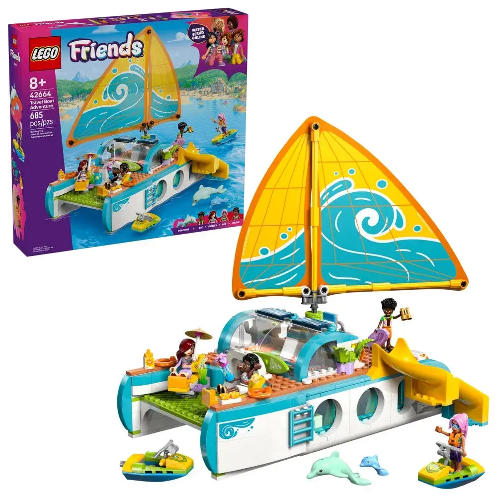 LEGO Friends 42664 Travel Boat Adventure box front