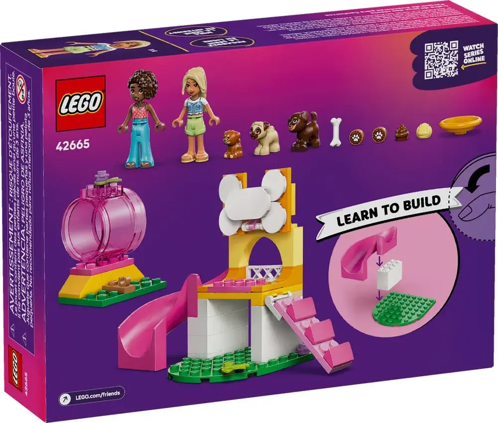 LEGO Friends 42665 Puppy Playground box back