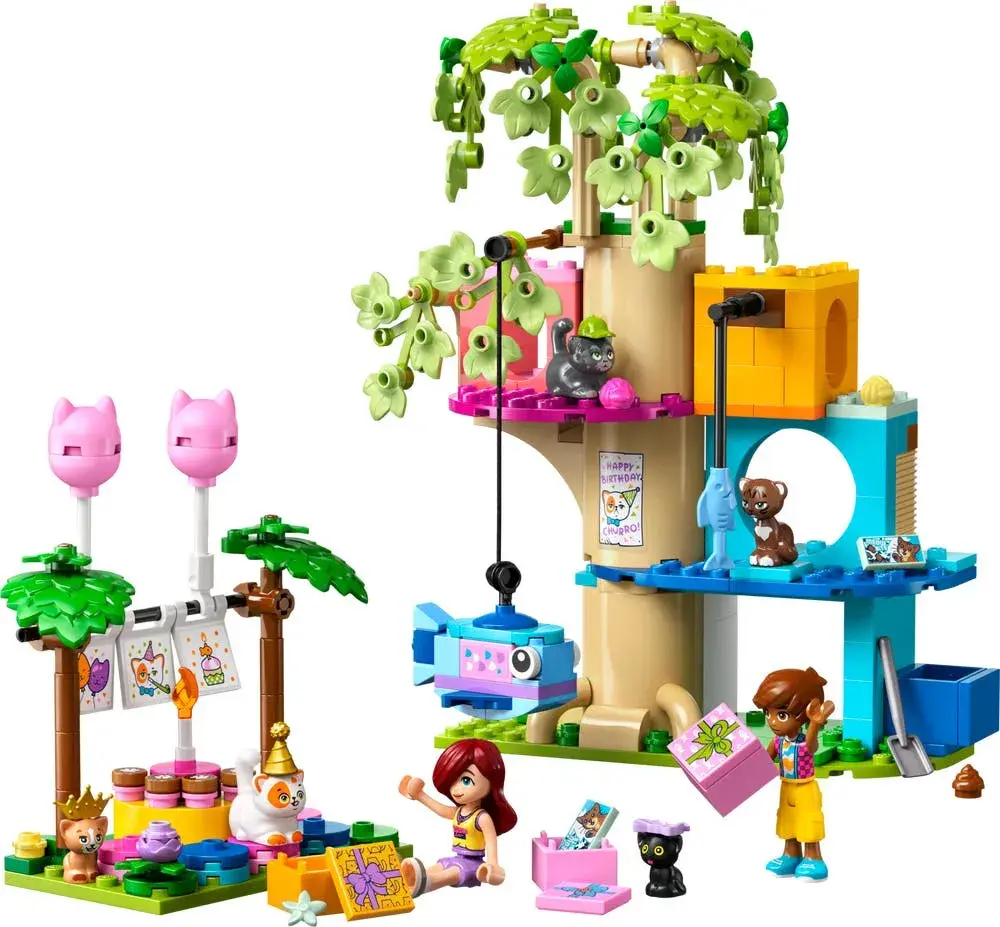 LEGO Friends 42666 Cat Birthday Party & Tree House