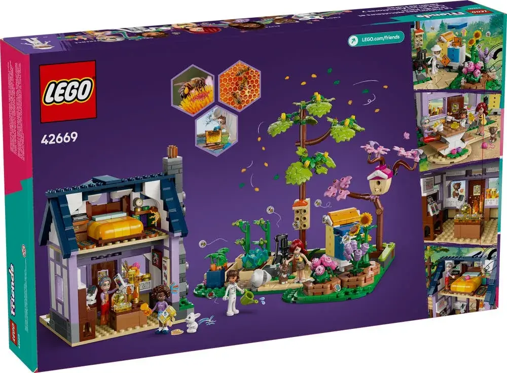 LEGO Friends 42669 Beekeepers' House and Flower Garden box back