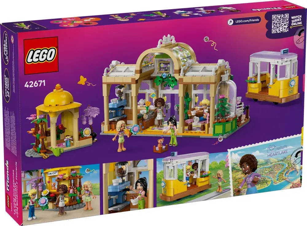 LEGO Friends 42671 Plant Café & Flower Shop box back