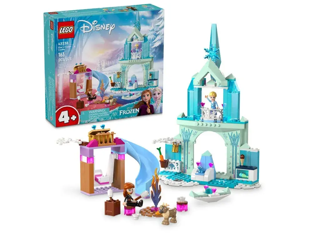 LEGO Disney 43238 Elsa's Frozen Castle box front