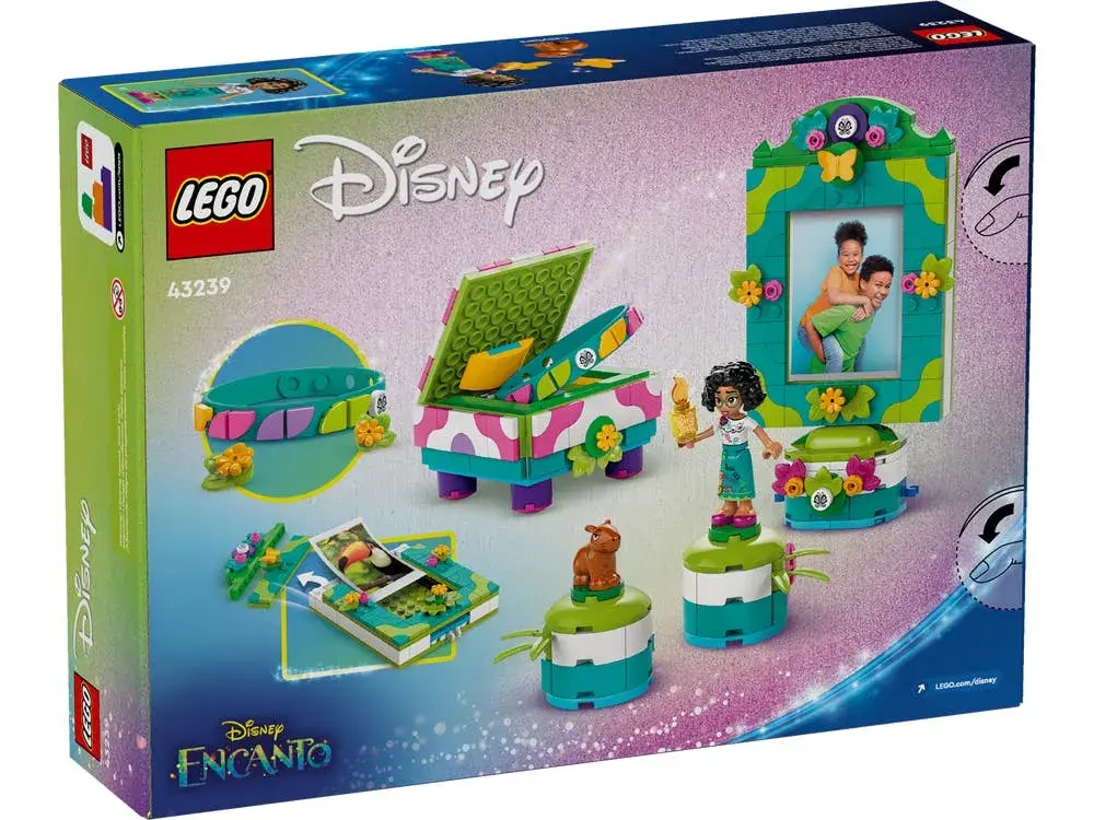 LEGO Disney 43239 Mirabel's Photo Frame and Jewelry Box box back