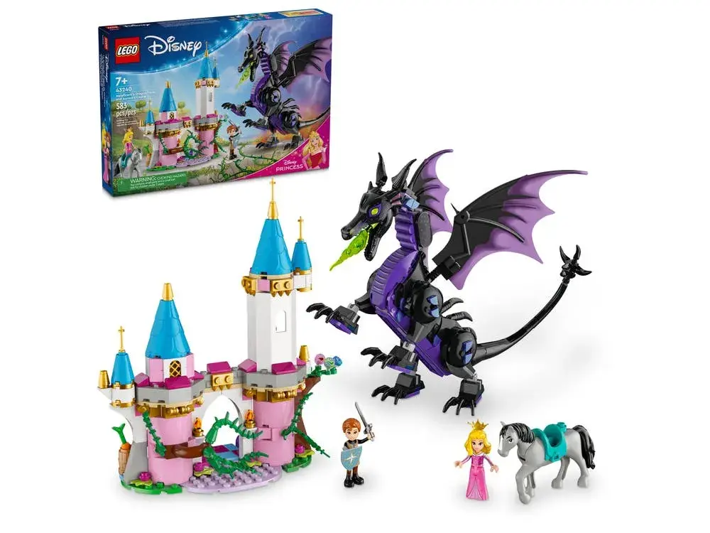 LEGO Disney 43240 Maleficent's Dragon Form box front