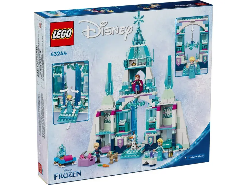 LEGO Disney 43244 Elsa's Ice Palace box back