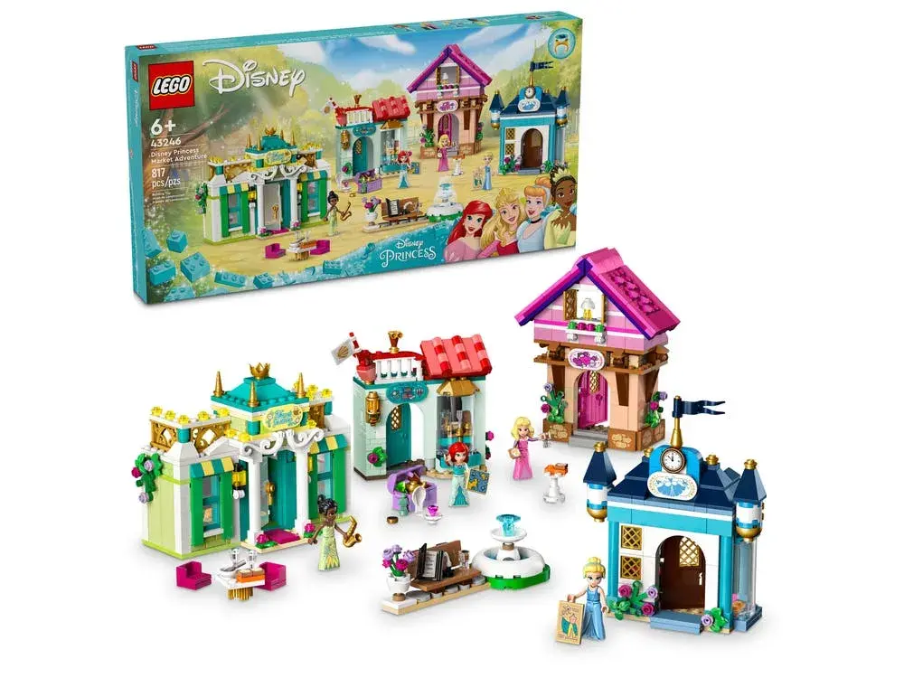 LEGO Disney 43246 Disney Princess Market Adventure box front