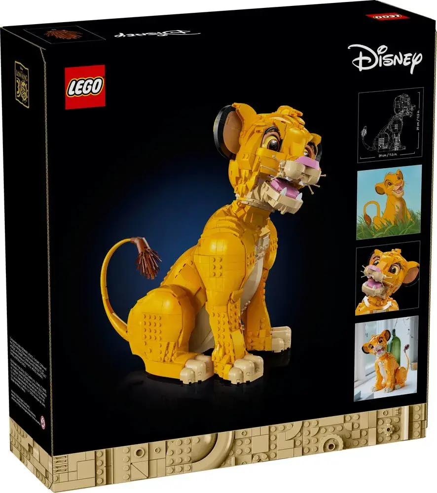 LEGO Disney 43247 Young Simba the Lion King box back