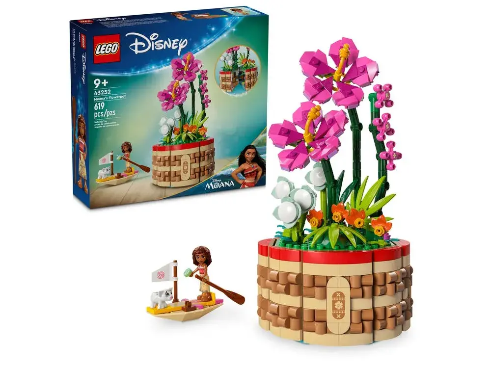 LEGO Disney 43252 Moana's Flowerpot box front