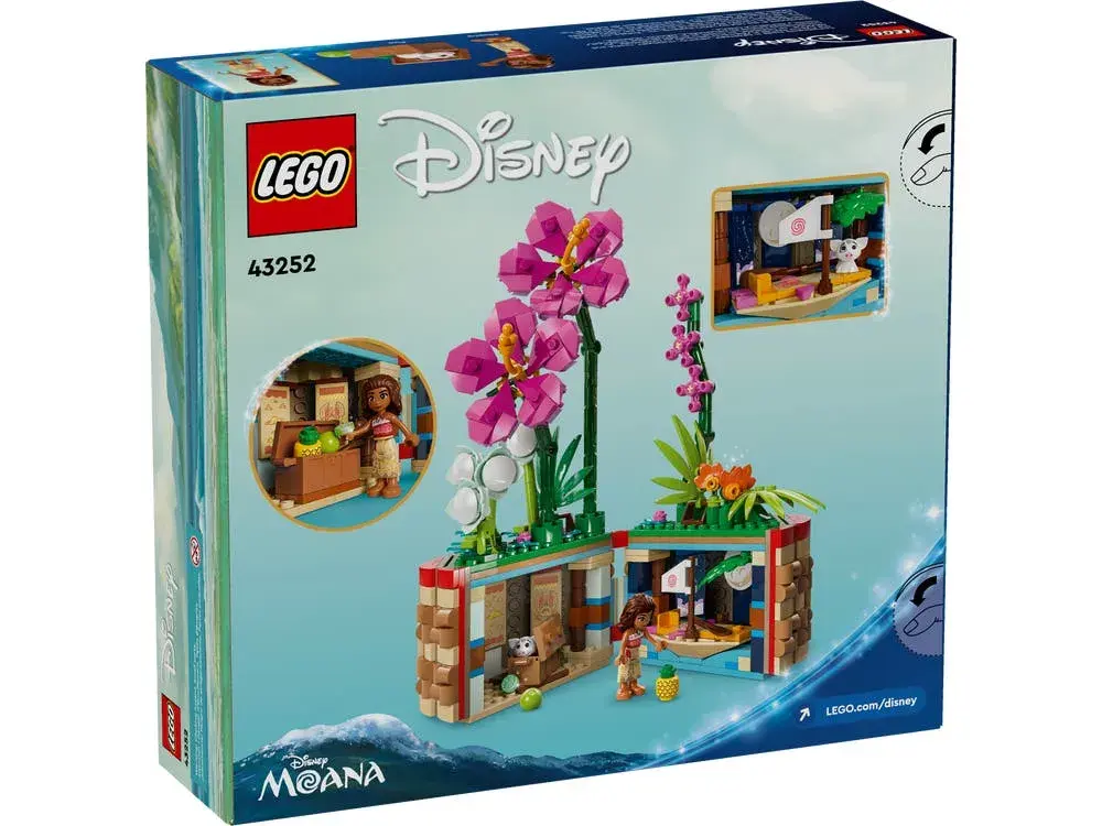 LEGO Disney 43252 Moana's Flowerpot box back