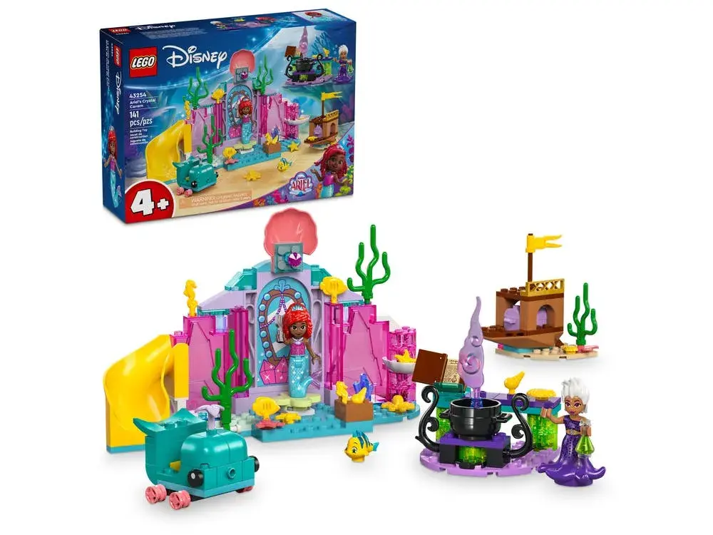 LEGO Disney 43254 Ariel's Crystal Cavern box front