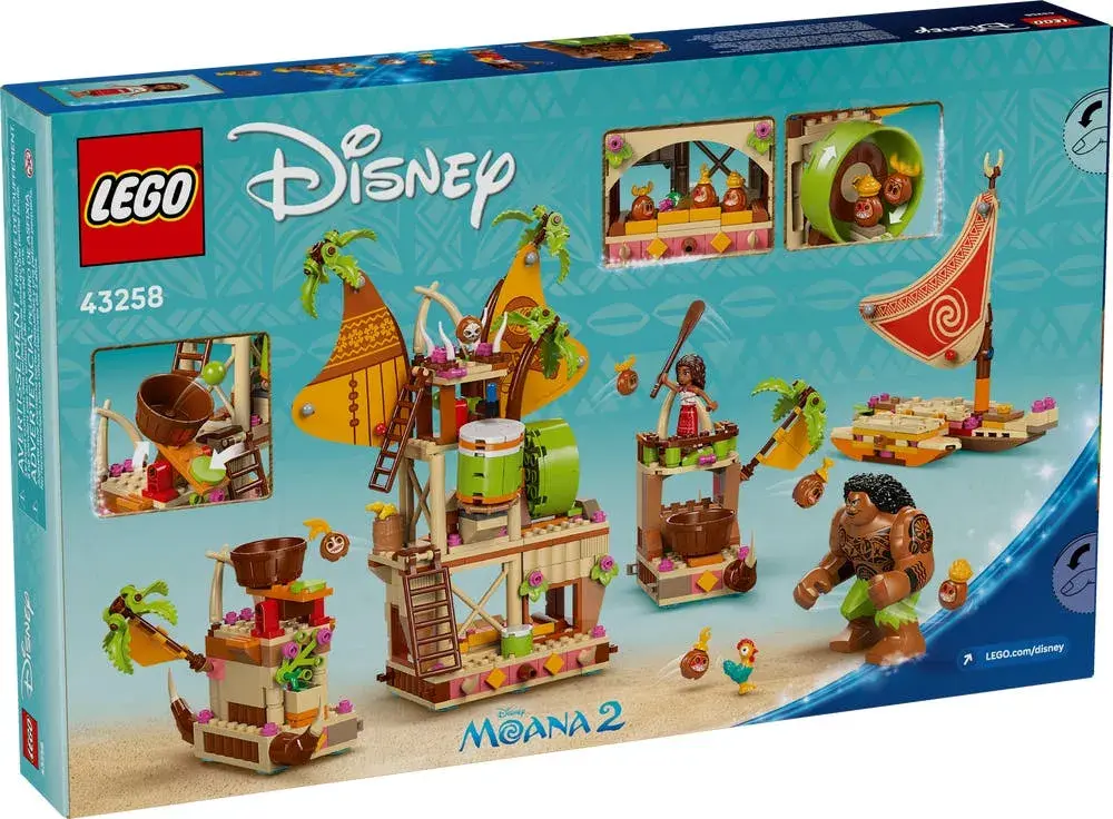 LEGO Disney 43258 Kakamora Barge box back