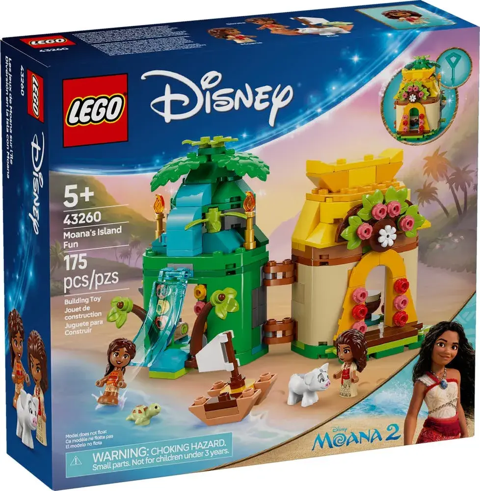 LEGO Disney 43260 Moana's Island Fun box front